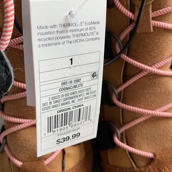 All in Motion Girls Alberta Warm Waterproof Winter Boots - Picture 12 of 12